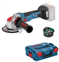 Bosch Blauw GWX 18 V-10 SC X-Lock 18V Li-Ion accu haakse slijper body in L-Boxx - 125mm - koolborstelloos - 06017B0400