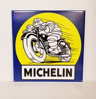 Michelin Motorcycle Emaille Bord - 30 x 30cm - thumbnail