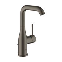 Wastafelmengkraan Grohe Essence 1 Hendel Met Waste L Hard Graphite Geborsteld - thumbnail