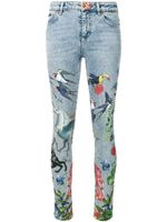 Philipp Plein jean skinny à imprimé all-over - Bleu - thumbnail