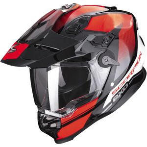 SCORPION ADF-9000 Air Trail, Dual sport helm, Zwart-Rood