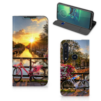 Motorola G8 Plus Book Cover Amsterdamse Grachten - thumbnail