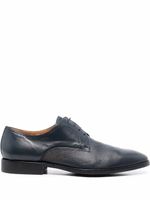 Corneliani chaussures oxford en cuir à perforations - Bleu - thumbnail