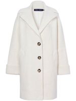 Proenza Schouler manteau boutonné à fini brossé - Blanc