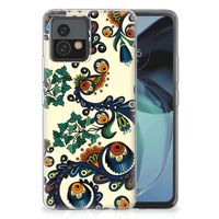 Siliconen Hoesje Motorola Moto G72 Barok Flower