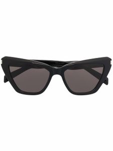 Saint Laurent Eyewear lunettes de soleil teintées à monture papillon - Noir