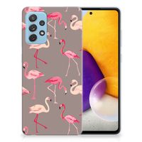 Samsung Galaxy A72 TPU Hoesje Flamingo