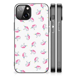 Back Case voor Apple iPhone 14 Unicorns