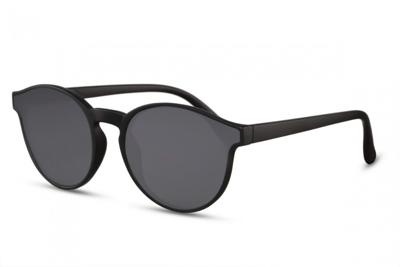 CWI zonnebril unisex panto cat.3 zwart/smoke (CWI1935)