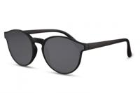 CWI zonnebril unisex panto cat.3 zwart/smoke (CWI1935)