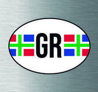 Autostickers vlag Groningen