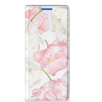 OPPO Reno 6 Pro Plus 5G Smart Cover Lovely Flowers - thumbnail