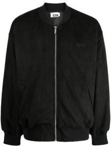 izzue veste bomber à design matelassé - Noir