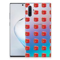 Samsung Galaxy Note 10 Plus Siliconen Case Paprika Red