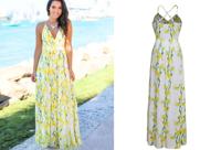 Maxi zomerjurk met fleurige print