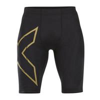 2XU MCS Run Compressie shorts zwart/goud heren M - thumbnail