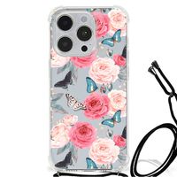 iPhone 14 Pro Case Butterfly Roses