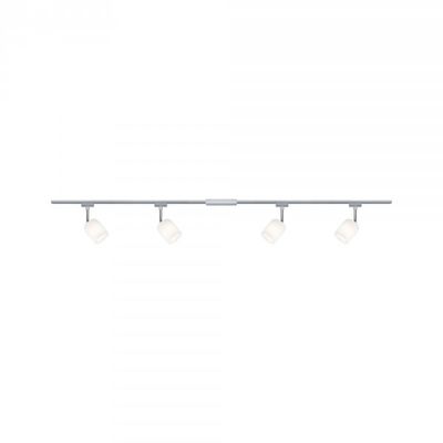 Paulmann Blossom Compleet railsysteem URail G9 40 W LED Chroom, Chroom (mat), Satijn