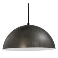 Masterlight Grote stoere hanglamp Industria Gunmetal 30 met wit 2199-30-06-S