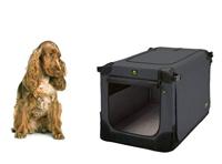 Maelson 90172 Zachte Kennel voor Honden, Antraciet, 72 x 52 x 51 cm