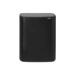 Brabantia Bo Touch Bin 60 l Rechthoekig Kunststof Zwart