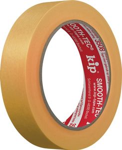 Kip Gladde crêpeband | glad | geel | lengte 50 m | breedte 24 mm | 9 stuks - 3508-24 3508-24