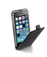 Cellular Line FLAPESSENIPHONE5BK kunstleer Flapcase voor iPhone 5 zwart