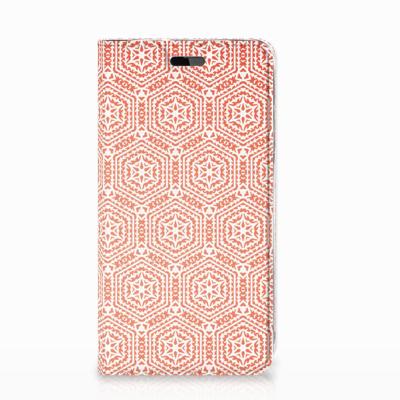 Huawei Y5 | Y6 2017 Hoesje met Magneet Pattern Orange