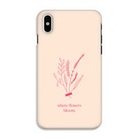 Where flowers bloom: iPhone XS Tough Case - thumbnail