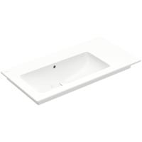 Villeroy & Boch Venticello Meubelwastafel - wasbak links zonder kraangat - 100x50cm - overloop - wit 4134L301 - thumbnail