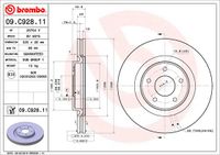 Remschijf BREMBO, Remschijftype: Binnen geventileerd, u.a. für Nissan, Renault