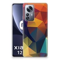 Xiaomi 12 Pro TPU Hoesje Polygon Color - thumbnail