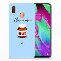 Samsung Galaxy A40 Siliconen Case Nut Home