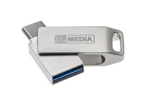 MyMEDIA My Dual USB 3.2 Gen 1 /USB C Drive 32GB USB-stick 32 GB Zilver 69269 USB 3.2 Gen 1 (USB 3.0), USB-C