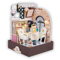 Miniatuurhuis Bouwpakket Mini - Winkeltje 'Sweet Cake Station' - thumbnail