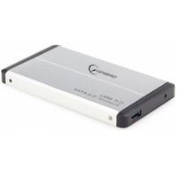 Gembird EE2-U3S-2-S behuizing voor opslagstations HDD-behuizing Zilver 2.5" - thumbnail