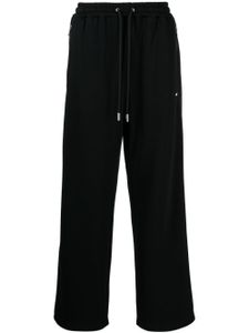 TEAM WANG design pantalon de jogging à coupe droite - Noir