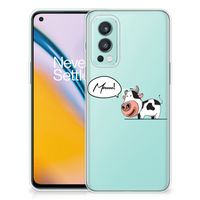 OnePlus Nord 2 5G Telefoonhoesje met Naam Cow - thumbnail