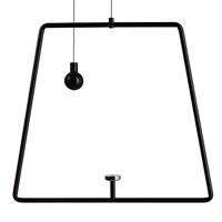 famlights Adapter voor LED-hanglamp in zwart - magnetische houder voor LED hanglamp - houder voor LED outdoor lamp - bevestiging voor buiten acculamp