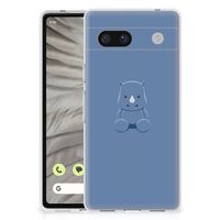 Google Pixel 7A Telefoonhoesje met Naam Baby Rhino - thumbnail