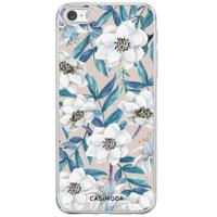 iPhone 5/5S/SE siliconen hoesje - Touch of flowers