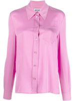 MOSCHINO JEANS chemise à col pointu - Rose