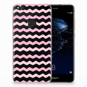 Huawei P10 Lite TPU bumper Waves Roze