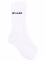 Jacquemus chaussettes Les Chaussettes Jacquemus en intarsia - Blanc