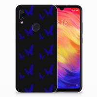 Xiaomi Redmi Note 7 Pro TPU bumper Vlinder Patroon