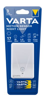 Varta Motion Sensor Night Light 16624101421 Nachtlamp met bewegingsmelder LED Wit