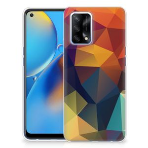 OPPO A74 4G TPU Hoesje Polygon Color