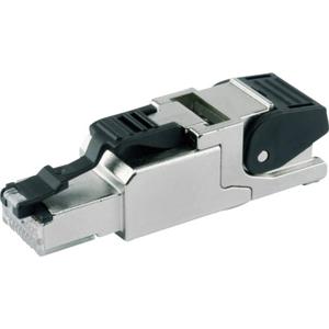 Telegärtner Kabel RJ45-stekker CAT 6A afgeschermd J00026A2003 Stekker, recht Aantal polen 8P8C Metaal 1 stuk(s)