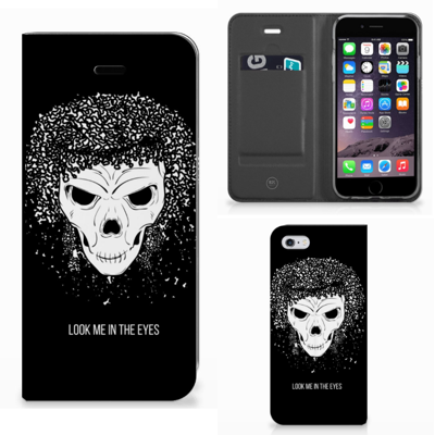 Mobiel BookCase Apple iPhone 6 | 6s Skull Hair Mobiel BookCase Apple iPhone 6 | 6s Skull Hair