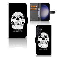 Telefoonhoesje met Naam Samsung Galaxy S24 Skull Eyes